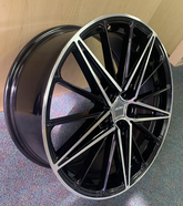 18" Velsen 608 Wheel 🔥 18X8 +38 5X114 🔥C.B 73.1 Black Machined Rim ✅ Limited🔻